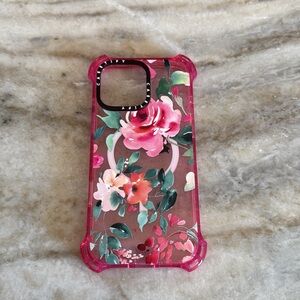 16 Pro Max Casetify Pink Floral Phone Case